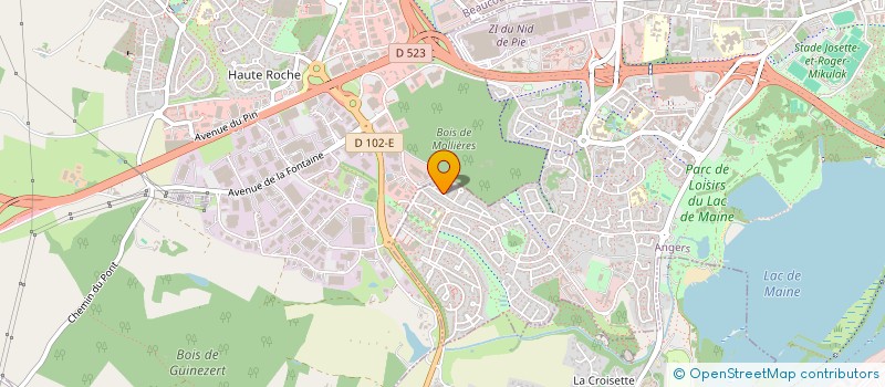 localisation de l'entreprise DI TUUT CARABANE - AU COEUR DE CARABANE à ANGERS