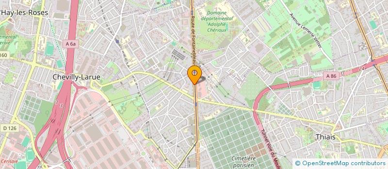 localisation de l'entreprise DI VANNI-JACQUOT  CHEVILLY-LARUE