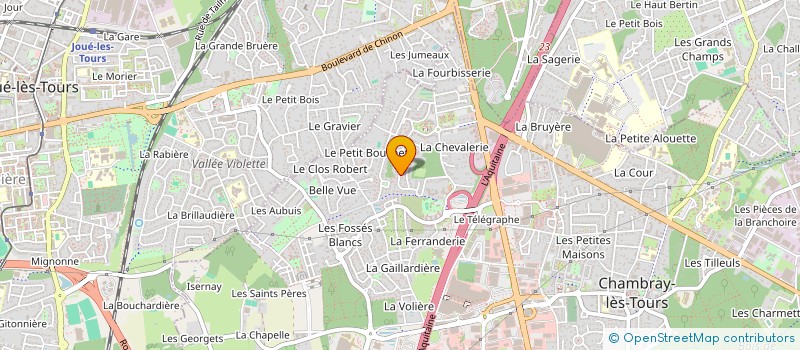 localisation de l'entreprise DI-VE  CHAMBRAY-LES-TOURS