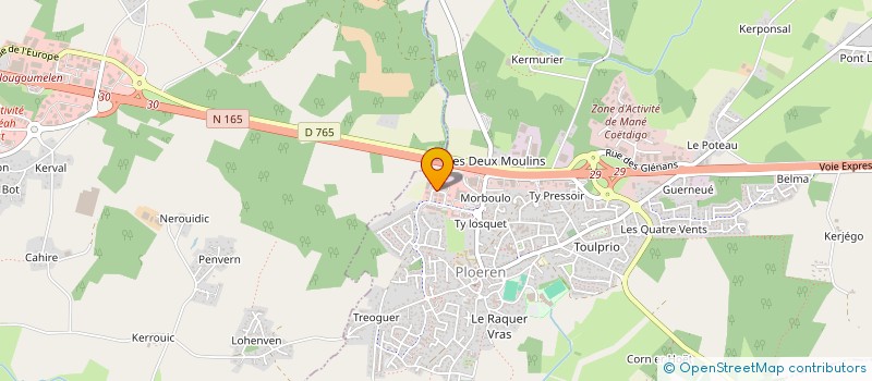 localisation de l'entreprise DI VELIN  PLOEREN