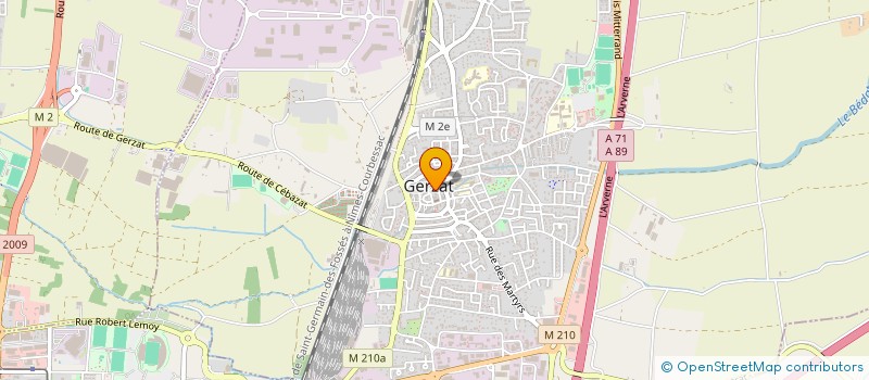 localisation de l'entreprise DI'VERSE  GERZAT