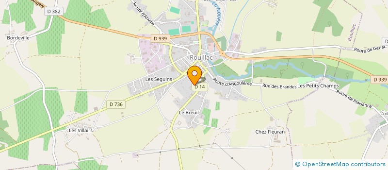 localisation de l'entreprise DI VI TI à ROUILLAC