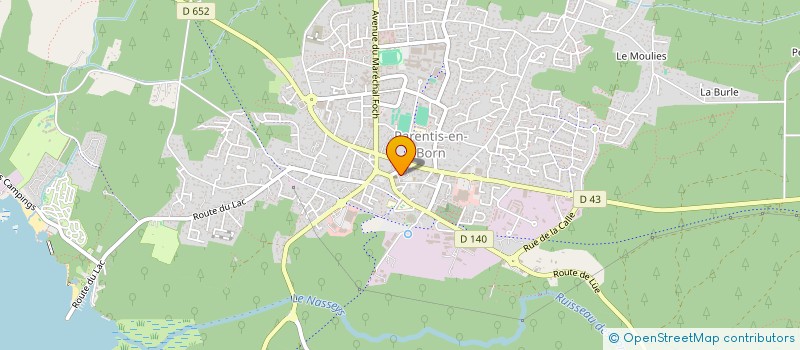 localisation de l'entreprise DI'VIN PACHAMAMA  PARENTIS-EN-BORN