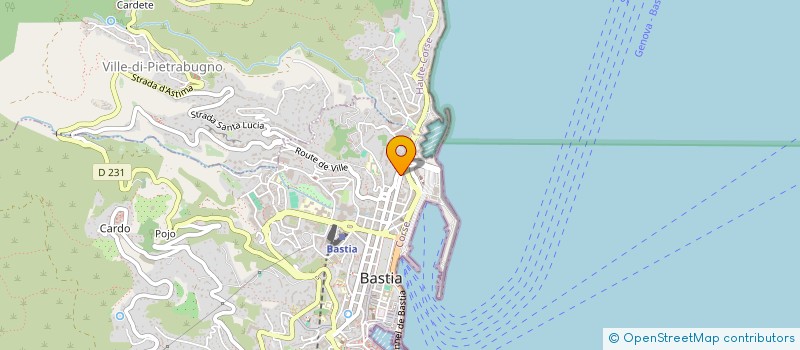 localisation de l'entreprise DI VINO VIEUX PORT à BASTIA