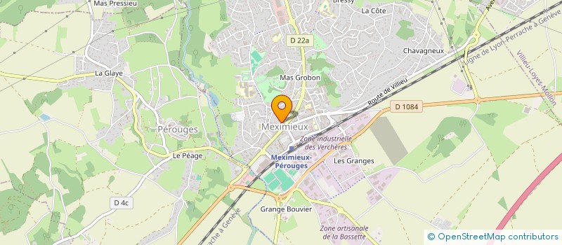 localisation de l'entreprise DI VITTORIO TRANSACTIONS IMMOBILIER à MEXIMIEUX