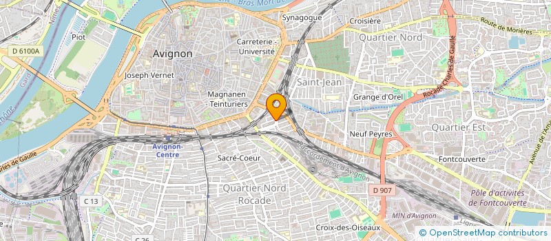 localisation de l'entreprise DI'X à AVIGNON