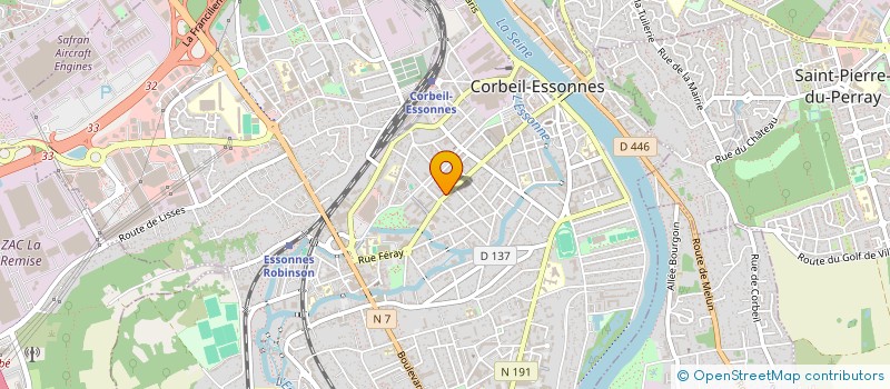 localisation de l'entreprise DI-ZAY à CORBEIL-ESSONNES