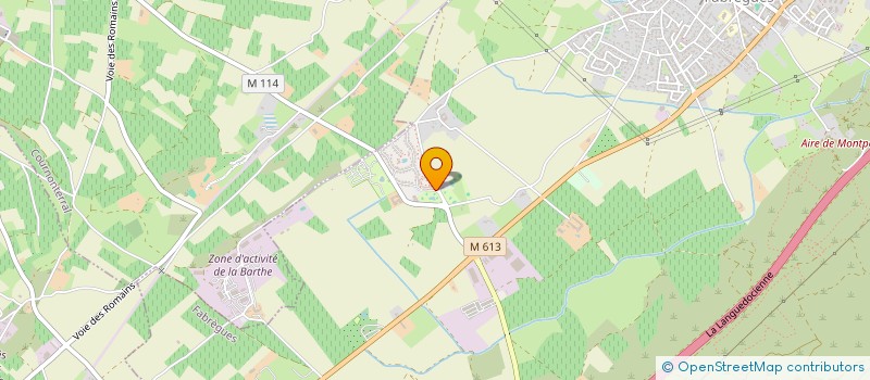 localisation de l'entreprise DI2MI CONSULTING  FABREGUES