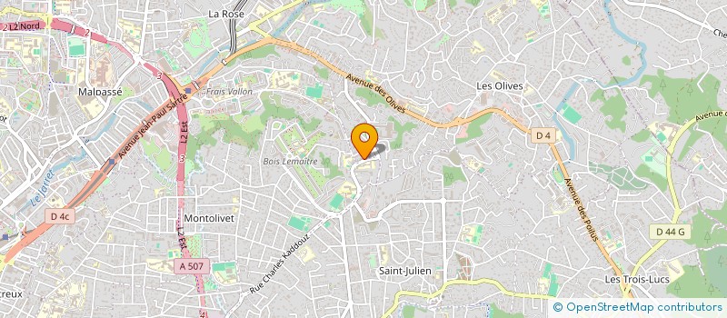 localisation de l'entreprise DI6DANSE à MARSEILLE