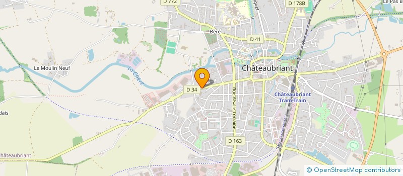 localisation de l'entreprise DIA  CHATEAUBRIANT