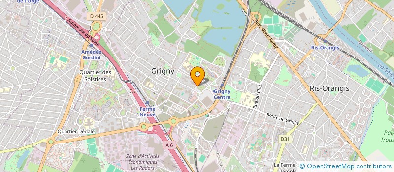 localisation de l'entreprise DIA AUTO à GRIGNY