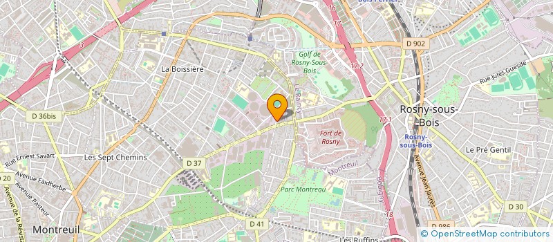 localisation de l'entreprise DIA CARGO GROUPE à MONTREUIL