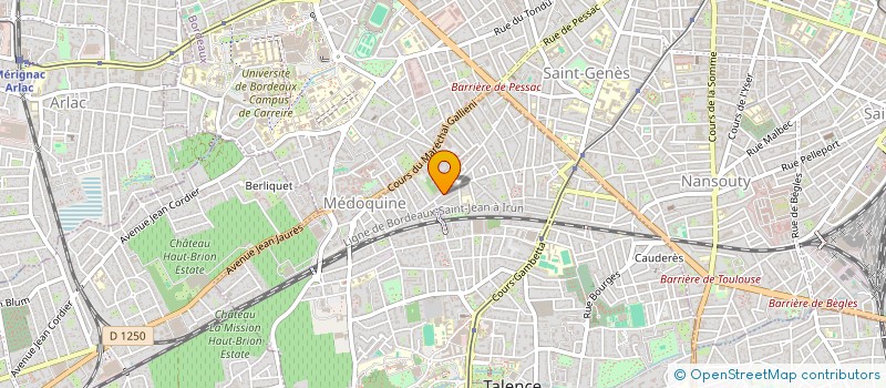 localisation de l'entreprise DIA CONSEIL & INVESTISSEMENT à TALENCE