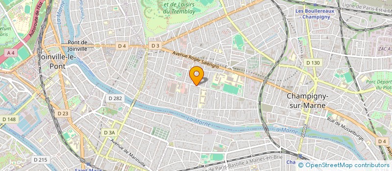 localisation de l'entreprise DIA EXPERT à CHAMPIGNY-SUR-MARNE