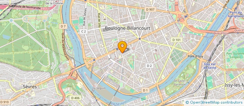 localisation de l'entreprise DIA F&B  BOULOGNE-BILLANCOURT