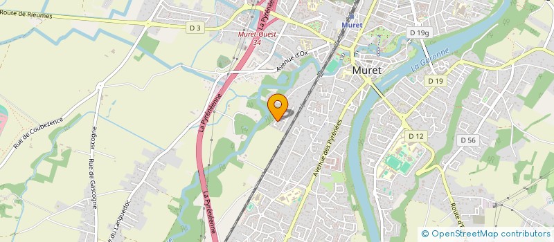 localisation de l'entreprise DIA INVEST  MURET