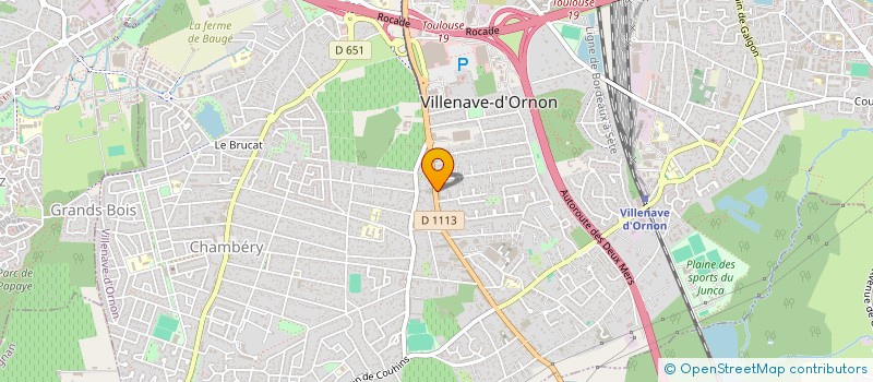 localisation de l'entreprise DIA LOG SA à VILLENAVE-D'ORNON