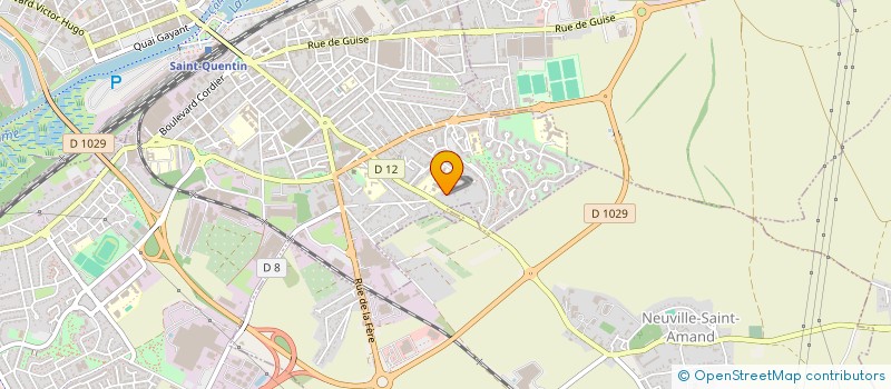 localisation de l'entreprise DIA-MONDE à SAINT-QUENTIN