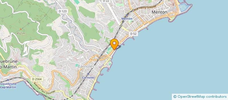 localisation de l'entreprise DIA N CO à MENTON