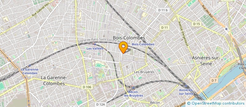 localisation de l'entreprise DIA-PROD à BOIS-COLOMBES