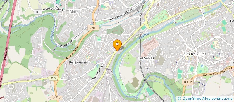 localisation de l'entreprise DIA'S  POITIERS