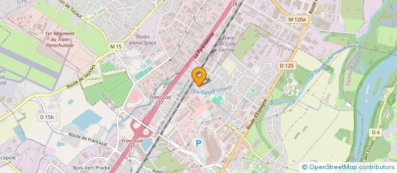 localisation de l'entreprise DIA2M à ROQUETTES