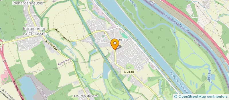 localisation de l'entreprise DIA68  ROSENAU