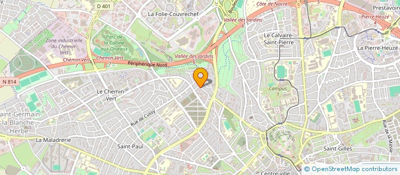 localisation de l'entreprise DIABATI à CAEN