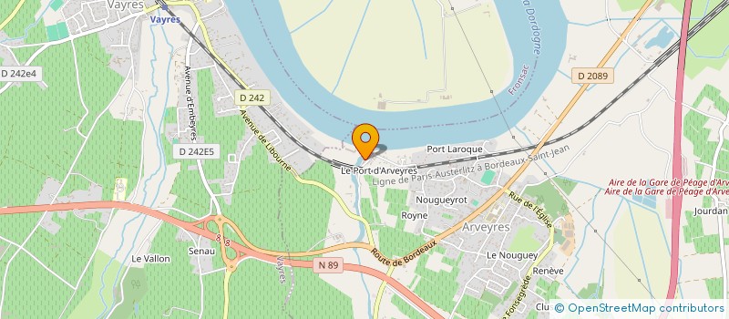 localisation de l'entreprise DIABDELICE  ARVEYRES