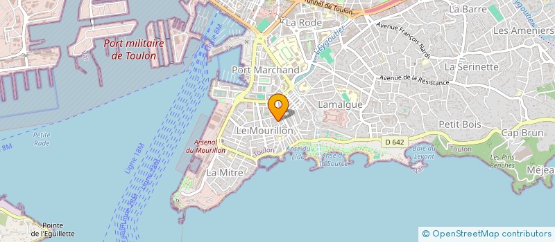 localisation de l'entreprise DIABEDUC 83 à TOULON