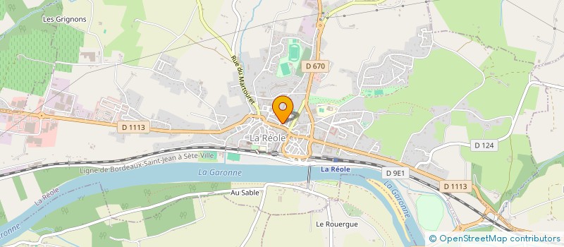 localisation de l'entreprise DIABETE & CHOLESTEROL  LA REOLE