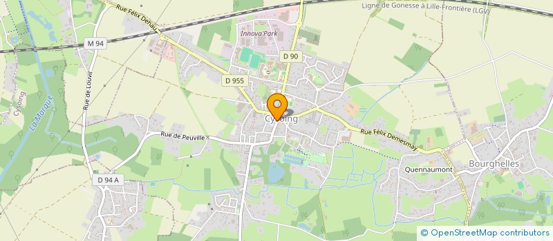 localisation de l'entreprise DIABETIQUE & VOUS  CYSOING