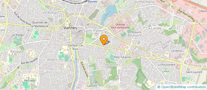 localisation de l'entreprise DIABIHAN à VANNES
