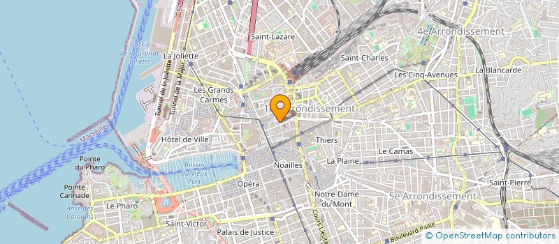 localisation de l'entreprise DIABLE BLEU  MARSEILLE