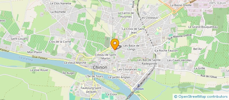 localisation de l'entreprise DIABLE ET VOS PRENOMS  CHINON