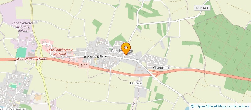 localisation de l'entreprise DIABLES BLEUS D AUNIS SAINTONGE SUD VENDEE  FERRIERES