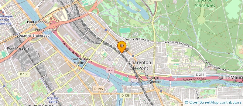 localisation de l'entreprise DIABLES BLEUS DU VAL DE MARNE  CHARENTON-LE-PONT