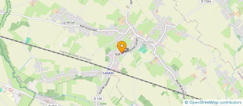 localisation de l'entreprise DIABLO HOLDING  LANDAS