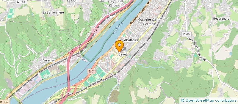 localisation de l'entreprise DIABOL'X à VIENNE