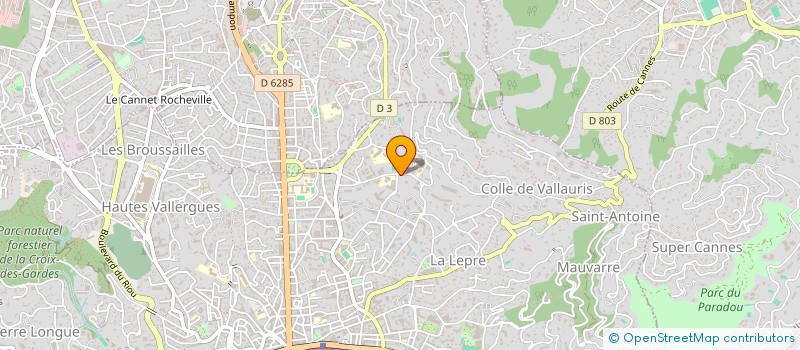 localisation de l'entreprise DIABOLO  CANNES