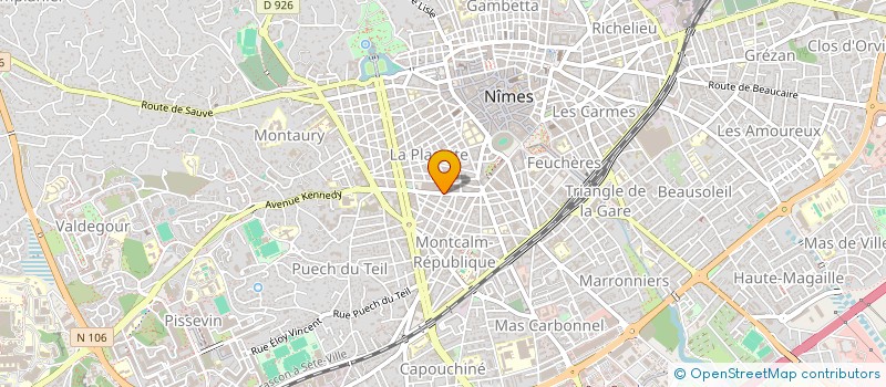 localisation de l'entreprise DIABOLO  NIMES