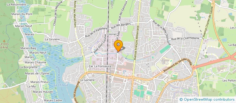 localisation de l'entreprise DIABOLO à LES SABLES D'OLONNE