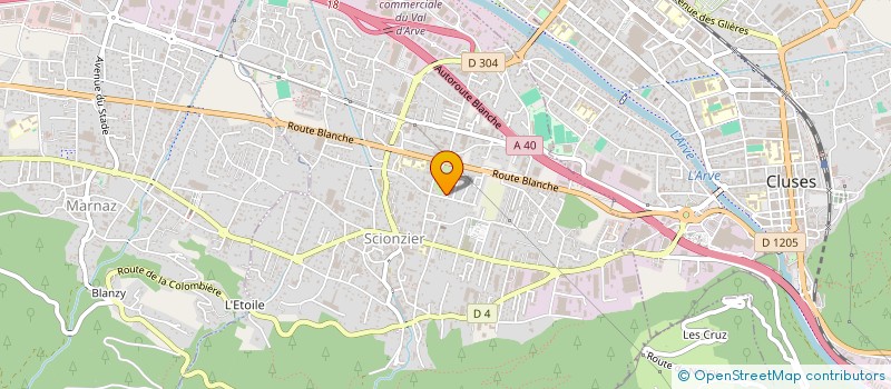localisation de l'entreprise DIABOLO à SCIONZIER