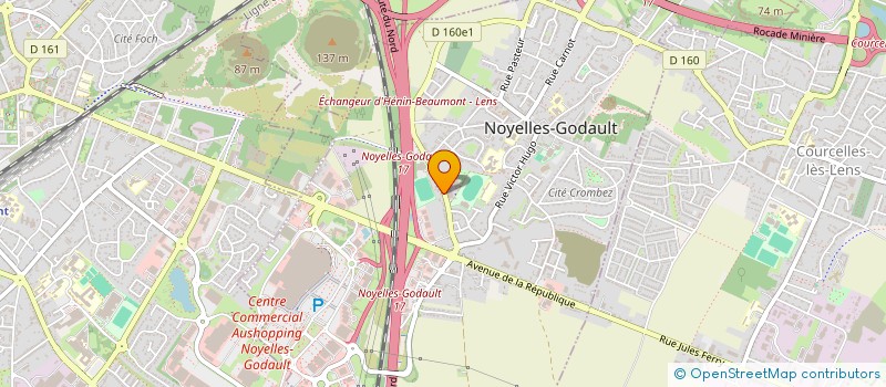 localisation de l'entreprise DIABOLO ARTOIS ASSOCIATION DE PARENTS D 'ENFANTS DIABETIQUES  LENS