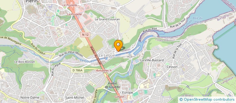 localisation de l'entreprise DIABOLO ET ELIOT  PLERIN