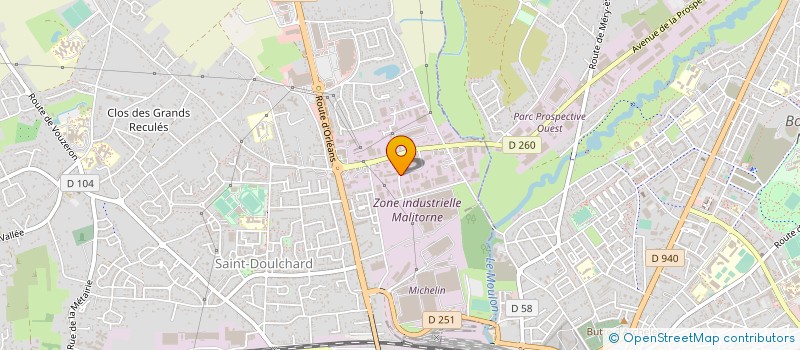 localisation de l'entreprise DIABOLO FM  SAINT-DOULCHARD