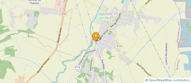 localisation de l'entreprise DIABOLOKO DANSE SYSTEM  LAGARDELLE-SUR-LEZE