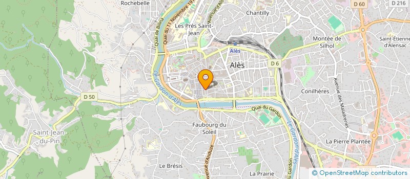 localisation de l'entreprise DIABOR à ALES