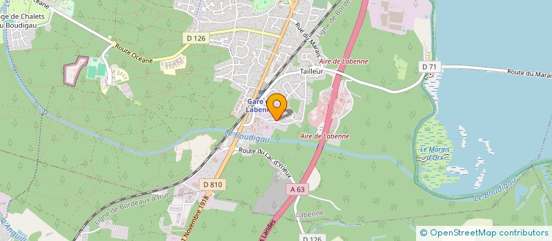 localisation de l'entreprise DIABRU  LABENNE