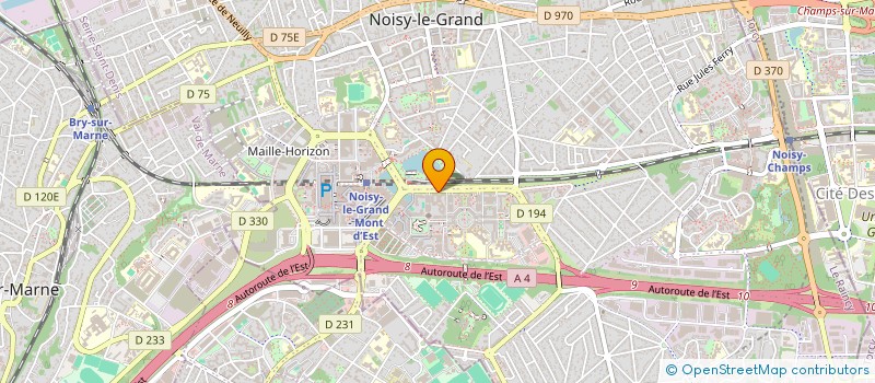 localisation de l'entreprise DIAC  NOISY-LE-GRAND